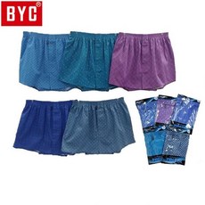 BYC 남성 프리시티프리박서 5매입 트렁크팬티 K1622