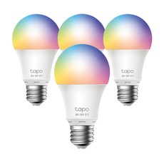 티피링크 스마트 Wi-Fi 조광 전구 Tapo L530E color(색상조절) 4개