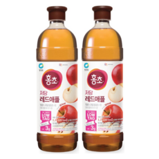홍초 청정원 레드애플 저당, 2개, 1.5L 2개, 1.5L