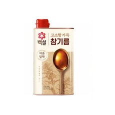 백설 고소함가득참기름, 450ml, 3개