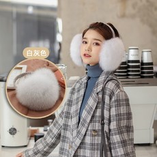 여성털귀마개 겨울 모피 귀마개 따뜻한 여성 여우 플러스 벨벳 귀 귀여운