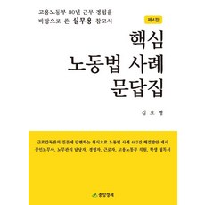 핵심 노동법 사례 문답집, 김호병 저, 중앙경제