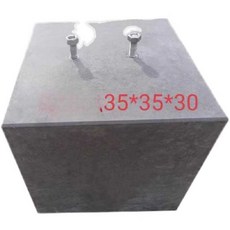 기초석 콘크리트주춧돌 시멘트 지주석 콘크리트기초석, 라이트 그레이 400x300,