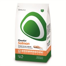 아이디얼레시피 유기농사료 클린잇 연어 1.8Kg+홍삼버블클렌징 증정 강아지사료