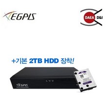 이지피스 QHDVR-4008QS+2TB HDD AHD 400만 CCTV DVR