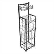 철제 편의점 우산 매대 진열 판매용 업소용 장마철 대형 꽂이, 블랙