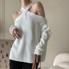 오프숄더니트