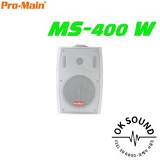 PROMAIN 프로메인 MS-400 4인치 100W 미니스피커 화이트