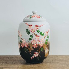소금항아리 투톤분청 매화 10kg 쌀독 현관 소금 항아리, 본상품선택, 1개