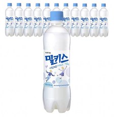 롯데 밀키스 탄산음료, 12개, 500ml