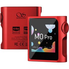 SHANLING M0 Pro MP3 플레이어 ， 고해상도 휴대용 음악 블루투스 디지털 오디오 1.54인치 HD 터치 스크린 최대 15 배터리 및 USB 타입 동글 3.5mm 잭 - 샨링