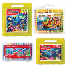 문교레일크레파스24색