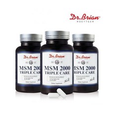 DR.BRIAN MSM 2000 트리플케어 120정 X 3통 6개월분