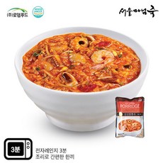 서울마님죽 [DO153][서울마님죽]삼선짬뽕죽 500gx3봉, 상세 설명 참조, 3개, 500g