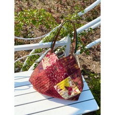 유럽십자수퀼트가방완제품