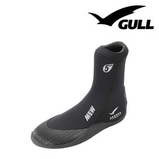 GULL 걸 다이빙부츠 5mm 뮤 부츠2 GA-5622, 블랙
