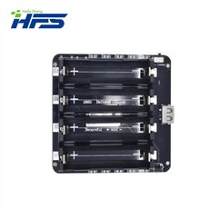 2 전압 8650 리튬 배터리 실드 V8 모바일 전원 확장 보드 모듈 아두이노 ESP32 ESP8266 용 마이크로 USB 5V 3A 3V, Four batteries, 1개