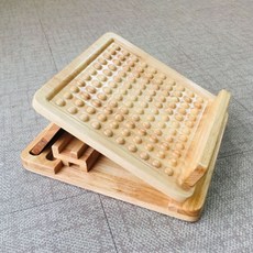 원목지압슬리퍼