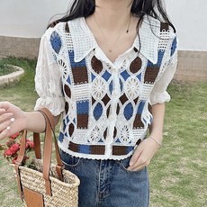 에스닉크로쉐가디건