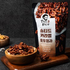 고독한미식가 솔티드카라멜 호두정과 강정 80g 간식, 2개, 80g