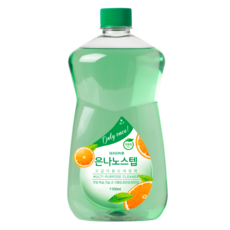 은나노스텝세정제3 [알뜰리필세트] 은나노스텝 시즌3 다용도, 1개, 1100ml
