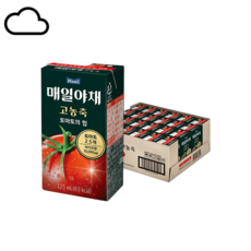 매일야채 토마토 주스 고농축 토마토의 힘, 125ml 24개, 24개, 125ml