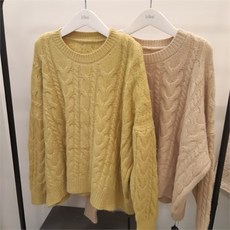 르샵 NC02 전판케이블루즈핏니트 LJAKP585A