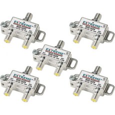 Lot Of 5대 Extreme 2 Way HD 디지털 품질 동축 케이블 스플리터 1Ghz 고성능 by DCS