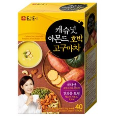 담터 캐슈넛 아몬드 호박고구마차, 18g, 1개