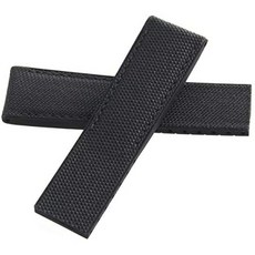 Genuine Breitling 22mm x 20mm Black Fabric Rubber Watch Band Strap 253S PROD220002149