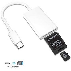 USB-C to SD 카드 리더 리더기 호환가능한 for 아이패드 Pro2018 NIKOEO Ty, 상세내용참조