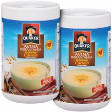 Quaker Avena Instantanea Canela Instant Oats Cinnamon 11.6 oz Pack of 2 퀘이커 라베나 인스탄타네아 오트밀 315g 2팩, .개