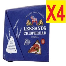 Leksands 렉산드 오리지널 고메 크리스프브레드 200g 4팩 Original Gourmet Crispbread 200g (Pack of 4), 4개