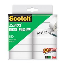 3M 스카치 매직테이프 리필 810R 12 18 x 32M 세이 ths*47974Wy