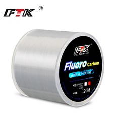 FTK 120M 탄소 섬유 코팅 리더 플라이 낚시 라인 0.2 0.6mm 3.25 21.5kg 웨어러블 플루오로 카본 라인 액세서리 일본, 0.20mm-3.25kg