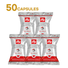 일리 캡슐커피 클래시코 개별포장 50캡슐, 1세트, 단품, 6.7g, 1개입