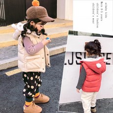 키즈노스페이스패딩조끼