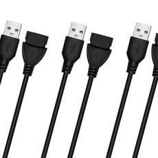 USB 연장 케이블, 0.5m, 1개 - 다이소usb연장케이블