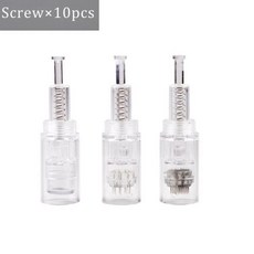 오토 MTS 니들 카트리지 10/50pcs 더 마 펜 Microneeding 스크류 전기 Microneedle mts에 대 한 마이크로 카트리지에 9/12/36 핀/나노 11195, 라운드나노_10개