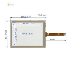 [해외] Zhiyusun tr4064f14 터치 스크린 패널 6.4 인치 4 라인 153*120 센서 유리 compabible, 상세내용표시