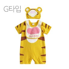 봄신상 간절기 아기 신생아 베이비 귀돌이 배색슈트 바디슈트 우주복 촬영룩 데일리룩 동물슈트 귀여운슈트