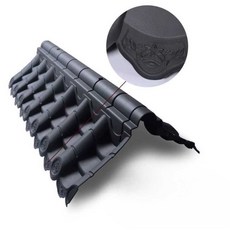 플라스틱기와 양반집 기왓장 한옥 담장 모형 복고풍 기와장