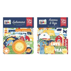 Echo Park Paper Collection Bundle: My Little Boy Ephemera + My Little Boy Frames & Tags Ephemera