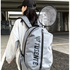퓨어플로우 나일론 백팩 테니스 가방, 테니스가방 딥그레이