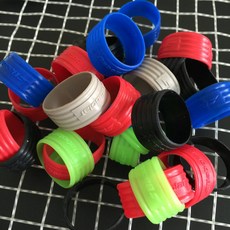 쁘띠 타무르 POWERTI 땀 흡수 있음 그립 봉 접착제 가죽 마무리 고정 고무 권, 클래식 B멀티 선택가능 （메모를 찍다