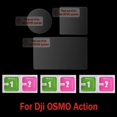 하드 유리 LCD 화면 보호기 필름 렌즈 보호 풀 커버 DJI Osmo 액션 3/2 스포츠 카메라 3 2, 03 For Osmo Action, 1개