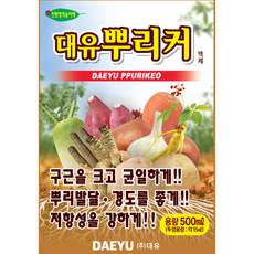 대유 뿌리커 500ml 고구마 감자 양파 마늘 비대 뿌리발달 식물영양제, 1개