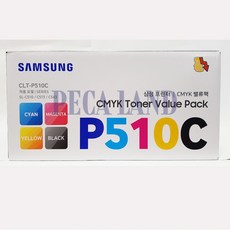 삼성전자 컬러 레이저프린터 토너 4종 세트 CLT-P510C, 블랙, 사이안, 마젠타, 옐로우, 1세트