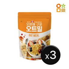 [엄마사랑] 오븐에 구운 오트밀 800g x 3팩, 3개