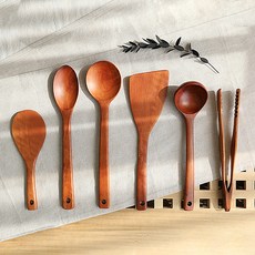 디온 나무 조리도구세트 옻칠 우드 원목 키친툴, 노멀 세트 B, 1개
